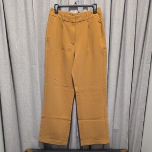 Old Navy Taylor Extra High Rise Wide Leg Tan Trousers